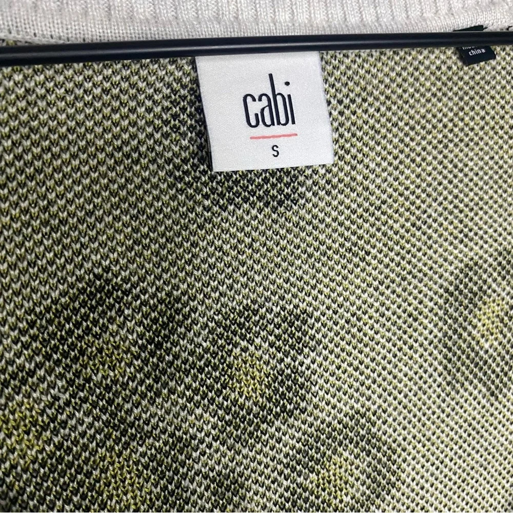 CAbi Kiki Cardigan leopard animal print size small neutral - Picture 2 of 10